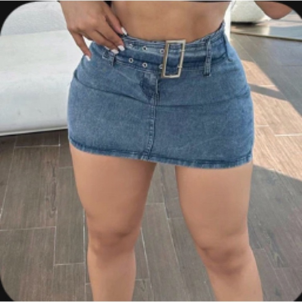 Demin skirt